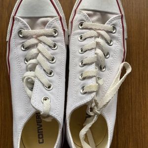 White low-top Chuck Taylor All-Stars